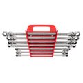 Product Image of Long Flex Head 12-Point Ratcheting Box End Wrench Set with Holder, 7-Piece (6-19mm)