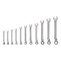 Product Image of Reversible 12-Point Ratcheting Combination Wrench Set, 11-Piece (1/4-3/4")