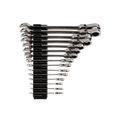 Product Image of Flex Head 12-Point Ratcheting Combination Wrench Set with Modular Wrench Organizer, 15-Piece (1/4-1")