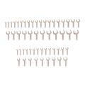 Product Image of Service Wrench Set, 54-Piece (3/4"- 2-5/8", 19 - 38, 41, 46, 50mm)