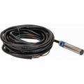 Product Image of Inductive Proximity Sensor, Cylinder Shielded, M6 Body, 1.5 mm Sensing Distance, 12 to 24 VDC, PNP, Normally Closed, 3-Wire, 2m Cable, XS506B1PBL2
