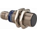 Product Image of Inductive Proximity Sensor, Cylinder Shielded, M18 Body, 0.2" Sensing Distance, 12 to 24 VDC, PNP, Normally Closed, 3-Wire, M12 Connector, XS518B1PBM12