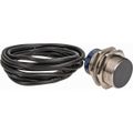 Product Image of Inductive Proximity Sensor, Cylinder Shielded, M30 Body, 0.39" Sensing Distance, 12 to 24 VDC, NPN, Normally Closed, 3-Wire, 2m Cable, XS530B1NBL2