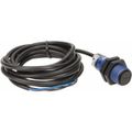 Product Image of Photoelectric Sensor, Retroreflective, 4m Range, 12 to 24 VDC, Light Operate, NPN NO, 2m Cable, PBT, XUB1ANANL2