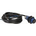 Product Image of Photoelectric Sensor, Retroreflective, 4m Range, 12 to 24 VDC, Light Operate, NPN NC, 2m Cable, PBT, XUB1ANBNL2