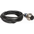 Product Image of Photoelectric Sensor, Retroreflective, 4m Range, 12 to 24 VDC, Dark Operate, PNP NO, 2m Cable, Nickel Plated Brass, XUB1BPANL2