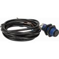Product Image of Photoelectric Sensor, Through Beam, Receiver, 15m Range, 12 to 24 VDC, Light Operate, NPN NO, 2m Cable, PBT, XUB2ANANL2R