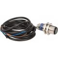 Product Image of Photoelectric Sensor, Through Beam, Receiver, 15m Range, 12 to 24 VDC, Dark Operate, PNP NO, 2m Cable, Nickel Plated Brass, XUB2BPANL2R