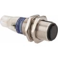 Product Image of Photoelectric Sensor, Through Beam, Receiver, 15m Range, 12 to 24 VDC, Dark Operate, PNP NO, M12 Connector, Nickel Plated Brass, XUB2BPANM12R