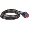 Product Image of Photoelectric Sensor, Polarized Retroreflective, 2m Range, 12 to 24 VDC, Light Operate, NPN NO, 2m Cable, PBT, XUB9ANANL2