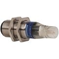 Product Image of Photoelectric Sensor, Polarized Retroreflective, 2m Range, 12 to 24 VDC, Dark Operate, NPN NO, M12 Connector, Nickel Plated Brass, XUB9BNANM12