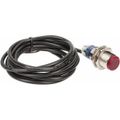 Product Image of Photoelectric Sensor, Polarized Retroreflective, 2m Range, 12 to 24 VDC, Dark Operate, PNP NO, 2m Cable, Nickel Plated Brass, XUB9BPANL2