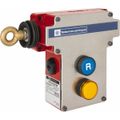 Product Image of Rope Operated Limit Switch, 2NO/2NC, 300 VAC, Cable Pull, Left Hand Operation, Pilot Light, Dual Operation, XY2CE2A196