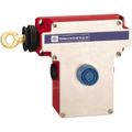 Product Image of Rope Operated Limit Switch, NO/NC, 300 VAC, Rope Pull, Left Hand Operation, No Pilot Light, Dual Operation, Stainless Enclosure, XY2CE2A250H7