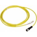 Product Image of Sensor Cordset, 3-Pin UNF, PVC Jacket, 2m Cable, 4 Amp, 250 VAC, IP67, XZCPV1865L2
