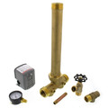 Product Image of 1-1/4" x 13" MPT Union Brass Tank Tee Package, 30-50 PSI (Lead Free)