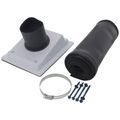 Product Image of PRO-SYSTEM KIT - White Titan Outlet and Black 6ft E-Flex Guard for 3/4", 7/8" or 1-1/8" Tubing w/ 1" Wall Insulation