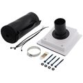 Product Image of PRO-SYSTEM KIT - White Titan Outlet and Black 6ft E-Flex Guard for 5/8", 3/4" or 7/8" Tubing w/ 3/4" Wall Insulation