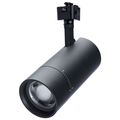 Product Image of 30W LED Track Head, J-Style, 20-Degree to 50-Degree Adjustable Beam Spread, CCT Selectable, Matte Black Finish