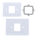 White Cover Plate Assembly for Prestige® 2-Wire IAQ Thermostat