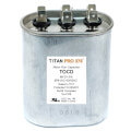 Product Image of 25/5 MFD Oval Dual Motor Run Capacitor (370V)