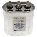 Product Image of 15/4 MFD Oval Dual Motor Run Capacitor (440/370V)