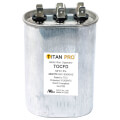 Product Image of 25/10 MFD Oval Dual Motor Run Capacitor (440/370V)