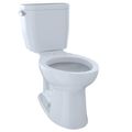 Product Image of Entrada Two-Piece Elongated 1.28 GPF Universal Height Toilet, Cotton White - CST244EF#01