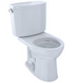 Product Image of Drake II Two-Piece Round 1.28 GPF Universal Height Toilet with CEFIONTECT, Cotton White - CST453CEFG#01