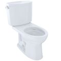 Product Image of Drake II Two-Piece Elongated 1.28 GPF Universal Height Toilet with CEFIONTECT, Cotton White - CST454CEFG#01