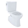 Product Image of Vespin II 1G Two-Piece Elongated 1.0 GPF Universal Height Skirted Design Toilet with CEFIONTECT, Cotton White - CST474CUFG#01