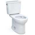 Product Image of Drake Two-Piece Round 1.28 GPF Universal Height TORNADO FLUSH Toilet with CEFIONTECT, Cotton White - CST775CEFG#01