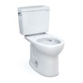 Product Image of Drake Two-Piece Round 1.6 GPF Universal Height TORNADO FLUSH Toilet with CEFIONTECT, Cotton White - CST775CSFG#01