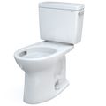 Product Image of Drake Two-Piece Elongated 1.28 GPF Universal Height TORNADO FLUSH Toilet with CEFIONTECT and Right-Hand Trip Lever, Cotton White - CST776CEFRG#01