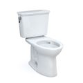 Product Image of Drake Transitional Two-Piece Elongated 1.28 GPF Universal Height TORNADO FLUSH Toilet with 10 Inch Rough-In and CEFIONTECT, Cotton White - CST786CEFG.10#01