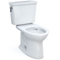 Product Image of Drake Transitional Two-Piece Elongated 1.28 GPF TORNADO FLUSH Toilet with CEFIONTECT, Cotton White - CST786CEG#01