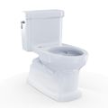 Product Image of Eco Guinevere WASHLET+ Ready Elongated 1.28 GPF Universal Height Skirted Toilet with CEFIONTECT, Cotton White - CST974CEFGAT40#01