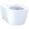 Product Image of RP Wall-Hung Contemporary D-Shape Dual Flush 1.28 and 0.9 GPF Toilet with CEFIONTECT, Cotton White - CT447CFG#01