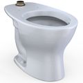 Product Image of TORNADO FLUSH Commercial Flushometer Floor-Mounted Universal Height Toilet, Elongated, Cotton White - CT725CUF#01