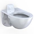 Product Image of TORNADO FLUSH Commercial Flushometer Wall-Mounted Toilet, Elongated, Cotton White - CT728CUV#01