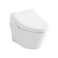 Product Image of WASHLET+ AP Wall-Hung Elongated Toilet and WASHLET C5 and DuoFit In-Wall 0.9 and 1.28 GPF Dual-Flush Tank System, Matte Silver - CWT4263084CMFG#MS