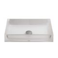 Product Image of LLT151#61 Luminist Rectangular Vessel Bathroom Sink, Frosted White