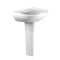 Product Image of LPT241.8G#01 Supreme Oval Basin Pedestal Bathroom Sink w/ CEFIONTECT for 8" Center Faucets (Cotton White)
