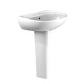 Product Image of LPT241G#01 Supreme Oval Basin Pedestal Bathroom Sink w/ CEFIONTECT for Single Hole Faucets (Cotton White)