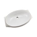 Product Image of LT1506G#01 24" Oval Undermount Bathroom Sink w/ CEFIONTECT (Cotton White)
