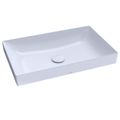 Product Image of LT476GR#01 Kiwami Rectangular 23" Vessel Bathroom Sink w/ CEFIONTECT (Cotton White)