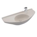 Product Image of LT650G#12 Oval Wall-Mount Bathroom Sink w/ CEFIONTECT (Sedona Beige)