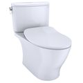 Product Image of Nexus Two-Piece Elongated 1.28 GPF Universal Height Toilet with CEFIONTECT and SS234 SoftClose Seat, WASHLET+ Ready, Cotton White - MS442234CEFG#01