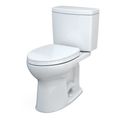 Product Image of Drake II 1G Two-Piece Elongated 1.0 GPF Universal Height Toilet with CEFIONTECT and SS124 SoftClose Seat, WASHLET+ Ready, Cotton White - MS454124CUFG#01