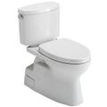 Product Image of Vespin II Two-Piece Elongated 1.28 GPF Universal Height Toilet with CEFIONTECT and SS124 SoftClose Seat, WASHLET+ Ready, Cotton White - MS474124CEFG#01